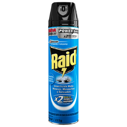 Raid Inseticida Azul Moscas Mosquitos 360cc