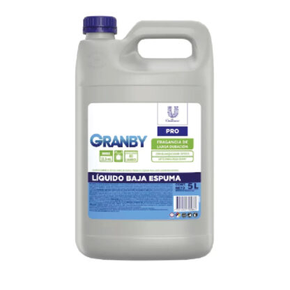 Granby Jabón Líquido para ropa Baja Espuma 5L