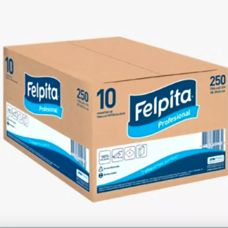 Toallas Intercaladas Felpita X2500u De 20x24cm (10 Paquetes)