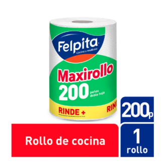 Rollo de cocina maxi rollo Felpita x 200 paños
