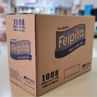 Servilletas De Papel Blancas Felpita Caja X1000 Unidades