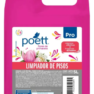 Limpiador De Pisos Poett Pro Lavanda 5l Flores De Primavera