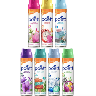 Desodorante de Ambiente Aerosol Poett  x 360 ml Fragancia a Elección