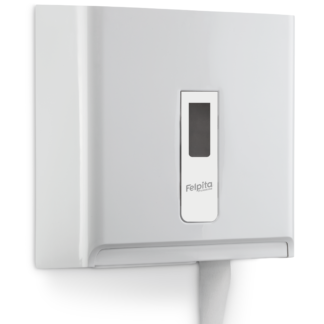 Dispenser Papel Higiénico  300 mts y 500 mts C/ grande y C/ chico Felpita Blanco