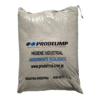Absorbente Granulado Mineral 20 Kilos Contra Derrames